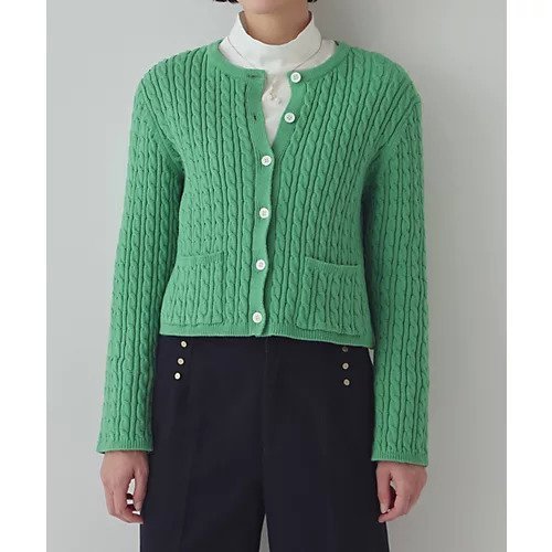 【ヒューマンウーマン/HUMAN WOMAN】のケーブルカーディガン インテリア・キッズ・メンズ・レディースファッション・服の通販 founy(ファウニー) https://founy.com/ ファッション Fashion レディースファッション Fashion for Women トップス・カットソー Cut & Sew Tops カーディガン・羽織り Layered Style Cardigans おすすめ Recommended / Our Picks オレンジ Orange カーディガン Cardigan, Knitwear コンパクト Compact, Small Size ショート Short, Short Length ジャケット Jacket, Outerwear スタンダード Standard, Basic トレンド Trend, Trending Now バランス Balance, Style Balance |ID: prp329100004964285 ipo3291000000037250422