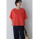 【ヒューマンウーマン/HUMAN WOMAN】のインドピンタックコットンボイルブラウス レッド|ID: prp329100004964290 ipo3291000000037250485
