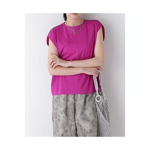 【ヒューマンウーマン/HUMAN WOMAN】のコットンPEハイゲージカットソー インテリア・キッズ・メンズ・レディースファッション・服の通販 founy(ファウニー) https://founy.com/ ファッション Fashion レディースファッション Fashion for Women トップス・カットソー Cut & Sew Tops カットソー・ベーシックTシャツ Cut-and-Sewn Tops / Stretch Tees & Basics おすすめ Recommended / Our Picks カットソー Cut and Sewn Top スタンダード Standard, Basic スリーブ Sleeve, Long Sleeve / Short Sleeve フレンチ French, French Style ボトム Bottoms, Lower Wear |ID: prp329100004964296 ipo3291000000037250512