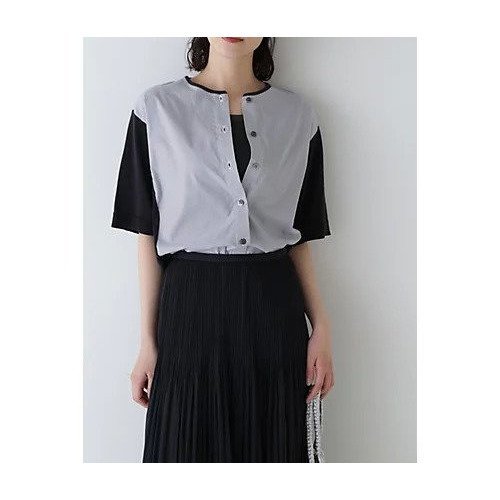 【ヒューマンウーマン/HUMAN WOMAN】の布帛コンビニット インテリア・キッズ・メンズ・レディースファッション・服の通販 founy(ファウニー) https://founy.com/ ファッション Fashion レディースファッション Fashion for Women トップス・カットソー Cut & Sew Tops ニット Knit Tops & Sweaters おすすめ Recommended / Our Picks コンビ Combo, Combination Style サッカー Seersucker, Summer Fabric スタンダード Standard, Basic ストライプ Stripe, Striped Pattern ブロード Broadcloth, Fine Cotton ボトム Bottoms, Lower Wear リラックス Relax, Relaxed Fit 半袖 Short Sleeve, Half Sleeve 無地 Plain, Solid Color |ID: prp329100004964301 ipo3291000000037250535