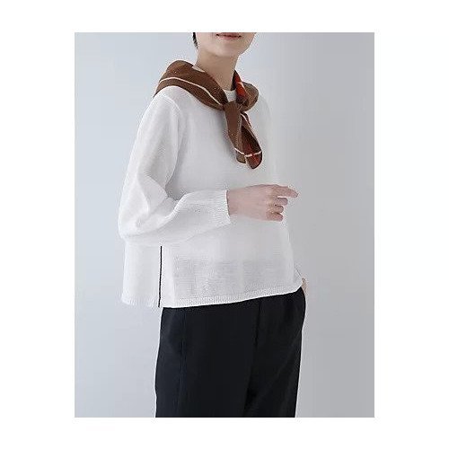 【ヒューマンウーマン/HUMAN WOMAN】のミドルゲージギマプルオーバー インテリア・キッズ・メンズ・レディースファッション・服の通販 founy(ファウニー) https://founy.com/ ファッション Fashion レディースファッション Fashion for Women トップス・カットソー Cut & Sew Tops カジュアルプルオーバー・ニットトップス Pullovers & Knit Tops / Casual Pullovers おすすめ Recommended / Our Picks イエロー Yellow ショート Short, Short Length スタンダード Standard, Basic バランス Balance, Style Balance ボトム Bottoms, Lower Wear ワイド Wide, Wide Fit 夏 Summer 春 Spring S/S・春夏 SS, Spring/Summer, Warm Season |ID: prp329100004964312 ipo3291000000037250589