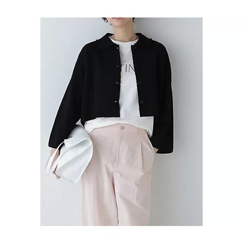 【ヒューマンウーマン/HUMAN WOMAN】のツィードジャケット インテリア・キッズ・メンズ・レディースファッション・服の通販 founy(ファウニー) 　ファッション　Fashion　レディースファッション　Fashion for Women　アウター　Coat / Outerwear Collection　レディースジャケット・軽アウター　Jackets　おすすめ　Recommended / Our Picks　インナー　Innerwear　ジャケット　Jacket, Outerwear　スタンダード　Standard, Basic　タンク　Tank Top, Sleeveless Top　ツイード／ツィード　Choker, Choker Necklace　ツイスト　Tweed, Tweed Fabric　バランス　Balance, Style Balance　フリンジ　Fringe, Tassel　エレガント 上品　Elegant　ブラック|ID: prp329100004964320 ipo3291000000037250626