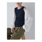 【ヒューマンウーマン/HUMAN WOMAN】のオーガニックコットンタンクトップ ネイビー|ID: prp329100004964323 ipo3291000000037250643