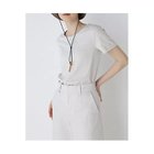 【ヒューマンウーマン/HUMAN WOMAN】のオーガニックコットンスムースTシャツ 大人の最旬トレンドファッション＆コーディネート founy(ファウニー) ファッション Fashion レディースファッション Fashion for Women トップス・カットソー Cut & Sew Tops シャツ・ブラウス・オフィスカジュアル Elegant Blouses & Button-Ups ロングTシャツ・Tシャツ Longline T-Shirts & Tees おすすめ Recommended / Our Picks インナー Innerwear オーガニック Organic Cotton ジャケット Jacket, Outerwear スタンダード Standard, Basic デニム Denim, Jeans Material 人気 Popular, Best Seller 半袖 Short Sleeve, Half Sleeve thumbnail ライトグレー|ID: prp329100004964325 ipo3291000000037250653