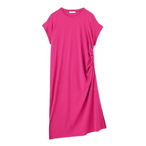 【アドーア/ADORE】のクリアハイゲージロングカットソー インテリア・キッズ・メンズ・レディースファッション・服の通販 founy(ファウニー) 　ファッション　Fashion　レディースファッション　Fashion for Women　トップス・カットソー　Cut & Sew Tops　カットソー・ベーシックTシャツ　Cut-and-Sewn Tops / Stretch Tees & Basics　おすすめ　Recommended / Our Picks　スタンダード　Standard, Basic　ストレート　Straight, Straight Cut　ドレープ　Drape, Draping Fabric　フィット　Fit, Slim Fit　ルーズ　Loose, Oversized　ワンポイント　One Point, Statement Accent　人気　Popular, Best Seller　夏　Summer　春　Spring　S/S・春夏　SS, Spring/Summer, Warm Season　ピンク|ID: prp329100004964328 ipo3291000000037250666