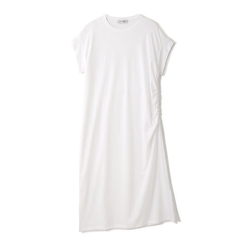 【アドーア/ADORE】のクリアハイゲージロングカットソー インテリア・キッズ・メンズ・レディースファッション・服の通販 founy(ファウニー) 　ファッション　Fashion　レディースファッション　Fashion for Women　トップス・カットソー　Cut & Sew Tops　カットソー・ベーシックTシャツ　Cut-and-Sewn Tops / Stretch Tees & Basics　おすすめ　Recommended / Our Picks　スタンダード　Standard, Basic　ストレート　Straight, Straight Cut　ドレープ　Drape, Draping Fabric　フィット　Fit, Slim Fit　ルーズ　Loose, Oversized　ワンポイント　One Point, Statement Accent　人気　Popular, Best Seller　夏　Summer　春　Spring　S/S・春夏　SS, Spring/Summer, Warm Season　ホワイト|ID: prp329100004964328 ipo3291000000037250667