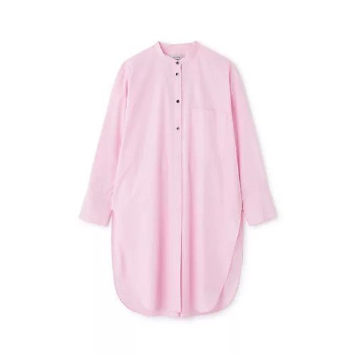 【アドーア/ADORE】のTHOMAS MASON Coブロードノーカラーブラウス インテリア・キッズ・メンズ・レディースファッション・服の通販 founy(ファウニー) 　ファッション　Fashion　レディースファッション　Fashion for Women　トップス・カットソー　Cut & Sew Tops　シャツ・ブラウス・オフィスカジュアル　Elegant Blouses & Button-Ups　イタリア　Italy　スタンダード　Standard, Basic　定番　Standard, Basic Item　2024年　2024　2024-2025秋冬・A/W　Autumn/Winter 2024–25 AW24–25　ピンク|ID: prp329100004964348 ipo3291000000037250762