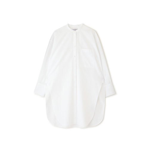 【アドーア/ADORE】のTHOMAS MASON Coブロードノーカラーブラウス インテリア・キッズ・メンズ・レディースファッション・服の通販 founy(ファウニー) 　ファッション　Fashion　レディースファッション　Fashion for Women　トップス・カットソー　Cut & Sew Tops　シャツ・ブラウス・オフィスカジュアル　Elegant Blouses & Button-Ups　イタリア　Italy　スタンダード　Standard, Basic　定番　Standard, Basic Item　2024年　2024　2024-2025秋冬・A/W　Autumn/Winter 2024–25 AW24–25　ホワイト|ID: prp329100004964348 ipo3291000000037250764