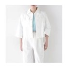 【ヒューマンウーマン/HUMAN WOMAN】のコットン麻カツラキブラウス ホワイト|ID: prp329100004964364 ipo3291000000037250833