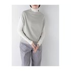 【ヒューマンウーマン/HUMAN WOMAN】のハイゲージクルーネックニットベスト ライトカーキ|ID: prp329100004964368 ipo3291000000037250850