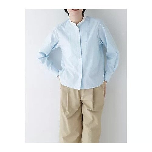 【ヒューマンウーマン/HUMAN WOMAN】のコットンドビーストライプクレリックシャツ インテリア・キッズ・メンズ・レディースファッション・服の通販 founy(ファウニー) https://founy.com/ ファッション Fashion レディースファッション Fashion for Women トップス・カットソー Cut & Sew Tops シャツ・ブラウス・オフィスカジュアル Elegant Blouses & Button-Ups おすすめ Recommended / Our Picks スタンダード Standard, Basic ストライプ Stripe, Striped Pattern ボトム Bottoms, Lower Wear |ID: prp329100004964374 ipo3291000000037250887