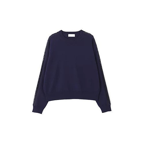 【ヒューマンウーマン/HUMAN WOMAN】のレースドッキングニットプルオーバー 大人の最旬トレンドファッション＆コーディネート founy(ファウニー) 　ファッション　Fashion　レディースファッション　Fashion for Women　トップス・カットソー　Cut & Sew Tops　ニット　Knit Tops & Sweaters　カジュアルプルオーバー・ニットトップス　Pullovers & Knit Tops / Casual Pullovers　おすすめ　Recommended / Our Picks　シンプル　Simple, Minimal　スタンダード　Standard, Basic　チュール　Tulip, Tulip Motif　デニム　Denim, Jeans Material　ボトム　Bottoms, Lower Wear　レース　Lace, Lace Fabric　春　Spring　other-3|ID: prp329100004964375 ipo3291000000037250894