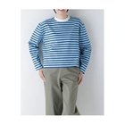【ヒューマンウーマン/HUMAN WOMAN】のボーダーボックスTシャツ ブルーボーダー|ID: prp329100004964380 ipo3291000000037250913