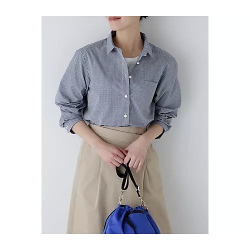 【ヒューマンウーマン/HUMAN WOMAN】のベーシックカラーギンガムシャツ インテリア・キッズ・メンズ・レディースファッション・服の通販 founy(ファウニー) https://founy.com/ ファッション Fashion レディースファッション Fashion for Women トップス・カットソー Cut & Sew Tops シャツ・ブラウス・オフィスカジュアル Elegant Blouses & Button-Ups おすすめ Recommended / Our Picks インナー Innerwear ギンガム Gingham, Gingham Fabric スタンダード Standard, Basic チェック Check, Plaid, Tartan ベーシック Basic, Essential ロング Long, Long-Length エレガント 上品 Elegant 定番 Standard, Basic Item 羽織 Haori, Light Jacket |ID: prp329100004964388 ipo3291000000037250950