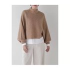 【ヒューマンウーマン/HUMAN WOMAN】のラメ畦プルオーバー ベージュ|ID: prp329100004964408 ipo3291000000037251047