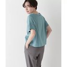 【ヒューマンウーマン/HUMAN WOMAN】の機能素材バック刺繍ロゴプルオーバー グリーン|ID: prp329100004964437 ipo3291000000037251180