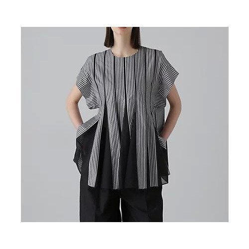 【アドーア/ADORE】のクリアストライプブラウス 大人の最旬トレンドファッション＆コーディネート founy(ファウニー) 　ファッション　Fashion　レディースファッション　Fashion for Women　トップス・カットソー　Cut & Sew Tops　シャツ・ブラウス・オフィスカジュアル　Elegant Blouses & Button-Ups　おすすめ　Recommended / Our Picks　シアー　Sheer, See-Through　シンプル　Simple, Minimal　スタンダード　Standard, Basic　ストライプ　Stripe, Striped Pattern　フィット　Fit, Slim Fit　フォルム　Silhouette, Form　フレア　Flare, Flared　ボトム　Bottoms, Lower Wear　夏　Summer　春　Spring　S/S・春夏　SS, Spring/Summer, Warm Season　other-2|ID: prp329100004964455 ipo3291000000037251265