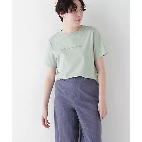 【ヒューマンウーマン/HUMAN WOMAN】の天竺ロゴTシャツ インテリア・キッズ・メンズ・レディースファッション・服の通販 founy(ファウニー) https://founy.com/ ファッション Fashion レディースファッション Fashion for Women トップス・カットソー Cut & Sew Tops シャツ・ブラウス・オフィスカジュアル Elegant Blouses & Button-Ups ロングTシャツ・Tシャツ Longline T-Shirts & Tees おすすめ Recommended / Our Picks シンプル Simple, Minimal ジャケット Jacket, Outerwear スタンダード Standard, Basic フレンチ French, French Style ベーシック Basic, Essential |ID: prp329100004964463 ipo3291000000037251303