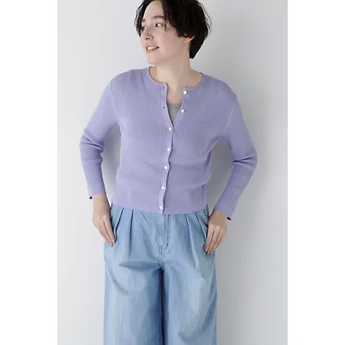 【ヒューマンウーマン/HUMAN WOMAN】のコットン混UVカットクルーカーディガン インテリア・キッズ・メンズ・レディースファッション・服の通販 founy(ファウニー) https://founy.com/ ファッション Fashion レディースファッション Fashion for Women トップス・カットソー Cut & Sew Tops カーディガン・羽織り Layered Style Cardigans おすすめ Recommended / Our Picks カーディガン Cardigan, Knitwear コンパクト Compact, Small Size スタンダード Standard, Basic ストレート Straight, Straight Cut ボトム Bottoms, Lower Wear |ID: prp329100004964469 ipo3291000000037251334