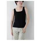 【ヒューマンウーマン/HUMAN WOMAN】のカップ付きスクエアタンクトップ ブラック|ID: prp329100004964470 ipo3291000000037251340