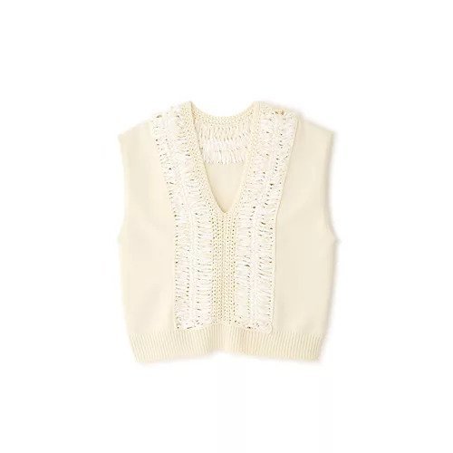 【アドーア/ADORE】のテープヤーンニット 大人の最旬トレンドファッション＆コーディネート founy(ファウニー) 　ファッション　Fashion　レディースファッション　Fashion for Women　トップス・カットソー　Cut & Sew Tops　ニット　Knit Tops & Sweaters　おすすめ　Recommended / Our Picks　スタンダード　Standard, Basic　フィット　Fit, Slim Fit　ベスト　Vest, Waistcoat　レース　Lace, Lace Fabric　夏　Summer　春　Spring　S/S・春夏　SS, Spring/Summer, Warm Season　other-3|ID: prp329100004964474 ipo3291000000037251364