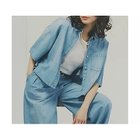 【ヒューマンウーマン/HUMAN WOMAN】のクロップド半袖デニムブラ Light Used|ID: prp329100004964476 ipo3291000000037251370