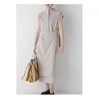 【ヒューマンウーマン/HUMAN WOMAN】のコットンポリレーヨンリネンワンピース グレージュ|ID: prp329100004964488 ipo3291000000037251421