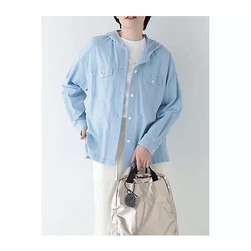 【ヒューマンウーマン/HUMAN WOMAN】の製品染めフーディーブラウス インテリア・キッズ・メンズ・レディースファッション・服の通販 founy(ファウニー) https://founy.com/ ファッション Fashion レディースファッション Fashion for Women トップス・カットソー Cut & Sew Tops シャツ・ブラウス・オフィスカジュアル Elegant Blouses & Button-Ups おすすめ Recommended / Our Picks スタンダード Standard, Basic 春 Spring 羽織 Haori, Light Jacket |ID: prp329100004964496 ipo3291000000037251461