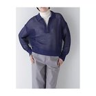 【ヒューマンウーマン/HUMAN WOMAN】のテープヤーンメッシュスキッパープルオーバー ネイビー|ID: prp329100004964498 ipo3291000000037251474