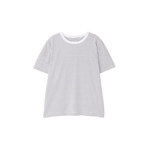 【ヒューマンウーマン/HUMAN WOMAN】の半袖Tシャツボーダーオーガニック綿天竺 大人の最旬トレンドファッション＆コーディネート founy(ファウニー) 　ファッション　Fashion　レディースファッション　Fashion for Women　トップス・カットソー　Cut & Sew Tops　シャツ・ブラウス・オフィスカジュアル　Elegant Blouses & Button-Ups　ロングTシャツ・Tシャツ　Longline T-Shirts & Tees　おすすめ　Recommended / Our Picks　インナー　Innerwear　スタンダード　Standard, Basic　人気　Popular, Best Seller　半袖　Short Sleeve, Half Sleeve　定番　Standard, Basic Item　other-2|ID: prp329100004964500 ipo3291000000037251483