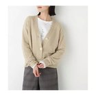 【ヒューマンウーマン/HUMAN WOMAN】のラメシャギーVネックカーディガン ベージュ|ID: prp329100004964507 ipo3291000000037251515
