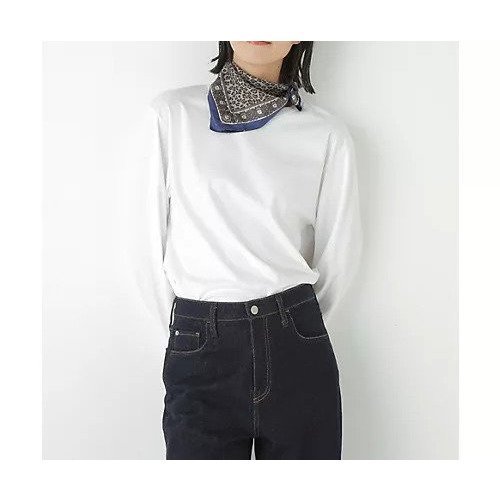 【ヒューマンウーマン/HUMAN WOMAN】のゼロロックコットンスムースカットソー 大人の最旬トレンドファッション＆コーディネート founy(ファウニー) 　ファッション　Fashion　レディースファッション　Fashion for Women　トップス・カットソー　Cut & Sew Tops　カットソー・ベーシックTシャツ　Cut-and-Sewn Tops / Stretch Tees & Basics　おすすめ　Recommended / Our Picks　カットソー　Cut and Sewn Top　シンプル　Simple, Minimal　スタンダード　Standard, Basic　other-3|ID: prp329100004964510 ipo3291000000037251530