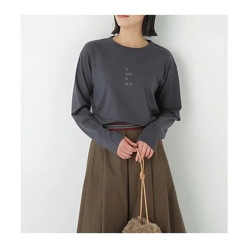 【ヒューマンウーマン/HUMAN WOMAN】のロゴ長袖Tシャツ インテリア・キッズ・メンズ・レディースファッション・服の通販 founy(ファウニー) https://founy.com/ ファッション Fashion レディースファッション Fashion for Women トップス・カットソー Cut & Sew Tops シャツ・ブラウス・オフィスカジュアル Elegant Blouses & Button-Ups ロングTシャツ・Tシャツ Longline T-Shirts & Tees おすすめ Recommended / Our Picks インナー Innerwear シンプル Simple, Minimal スタンダード Standard, Basic プリント Print, Printed Pattern ベーシック Basic, Essential ロング Long, Long-Length 秋 Autumn 羽織 Haori, Light Jacket 長袖 Long Sleeve, Full Sleeve |ID: prp329100004964522 ipo3291000000037251587