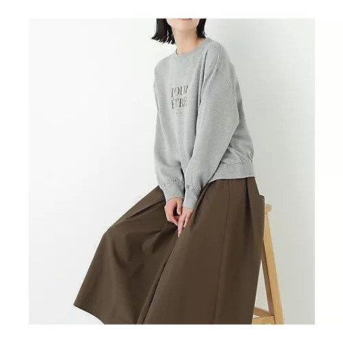 【ヒューマンウーマン/HUMAN WOMAN】のメッセージロゴトレーナー インテリア・キッズ・メンズ・レディースファッション・服の通販 founy(ファウニー) 　ファッション　Fashion　レディースファッション　Fashion for Women　おすすめ　Recommended / Our Picks　スタンダード　Standard, Basic　トレーナー　Sweatshirt, Trainer　プリント　Print, Printed Pattern　ベーシック　Basic, Essential　秋　Autumn　トップグレー|ID: prp329100004964523 ipo3291000000037251593