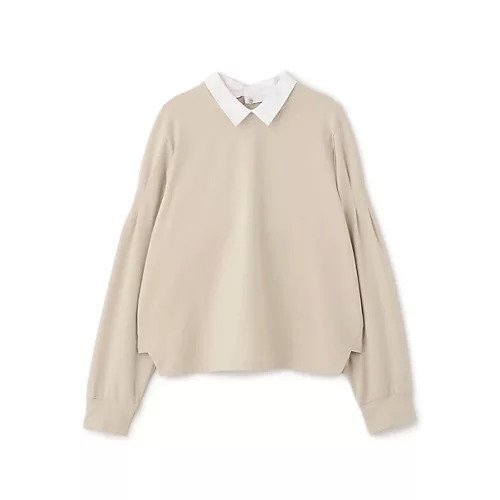 【ヒューマンウーマン/HUMAN WOMAN】のストレッチポンチシャツカラードッキングプルオーバー 大人の最旬トレンドファッション＆コーディネート founy(ファウニー) 　ファッション　Fashion　レディースファッション　Fashion for Women　トップス・カットソー　Cut & Sew Tops　シャツ・ブラウス・オフィスカジュアル　Elegant Blouses & Button-Ups　カジュアルプルオーバー・ニットトップス　Pullovers & Knit Tops / Casual Pullovers　おすすめ　Recommended / Our Picks　カットソー　Cut and Sewn Top　スタンダード　Standard, Basic　ストレッチ　Stretch, Stretchy Fabric　セットアップ　Set-Up, Coordinated Outfit　デニム　Denim, Jeans Material　ドッキング　Docking, Mixed Material　ボーダー　Border, Stripe　other-3|ID: prp329100004964524 ipo3291000000037251600