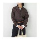 【ヒューマンウーマン/HUMAN WOMAN】のギンガムチェックオーバーシャツ ネイビーギンガム|ID: prp329100004964526 ipo3291000000037251606