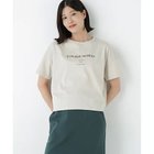 【ヒューマンウーマン/HUMAN WOMAN】のメッセージロゴTシャツ ライトベージュ|ID: prp329100004964534 ipo3291000000037251641