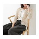 【ヒューマンウーマン/HUMAN WOMAN】の透かしブークレニットカーディガン ベージュ|ID: prp329100004964536 ipo3291000000037251649