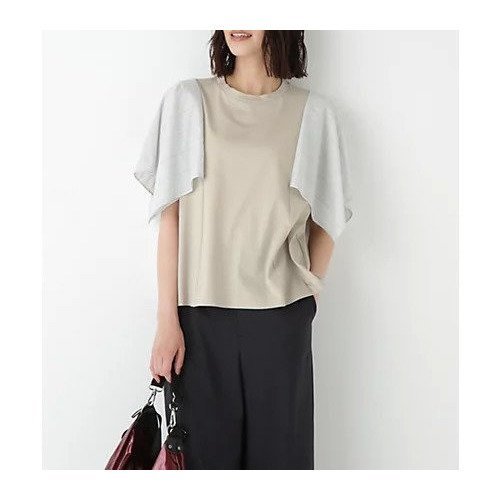 【ヒューマンウーマン/HUMAN WOMAN】のコットンローンレースドッキングプルオーバー インテリア・キッズ・メンズ・レディースファッション・服の通販 founy(ファウニー) 　ファッション　Fashion　レディースファッション　Fashion for Women　トップス・カットソー　Cut & Sew Tops　カジュアルプルオーバー・ニットトップス　Pullovers & Knit Tops / Casual Pullovers　おすすめ　Recommended / Our Picks　シルケット　Silket, Silky Cotton　シンプル　Simple, Minimal　スタンダード　Standard, Basic　ドッキング　Docking, Mixed Material　ボトム　Bottoms, Lower Wear　レース　Lace, Lace Fabric　ライトグレー|ID: prp329100004964547 ipo3291000000037251711