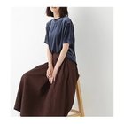 【ヒューマンウーマン/HUMAN WOMAN】のベロアTシャツ ブルー|ID: prp329100004964549 ipo3291000000037251720
