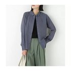 【ヒューマンウーマン/HUMAN WOMAN】のパナマサッカーストライプシャツブラウス ネイビーストライプ|ID: prp329100004964552 ipo3291000000037251735