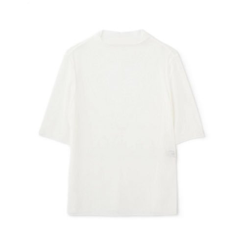 【アドーア/ADORE】のシアージャージーカットソー インテリア・キッズ・メンズ・レディースファッション・服の通販 founy(ファウニー) 　ファッション　Fashion　レディースファッション　Fashion for Women　トップス・カットソー　Cut & Sew Tops　カットソー・ベーシックTシャツ　Cut-and-Sewn Tops / Stretch Tees & Basics　2024年　2024　2024春夏・S/S　Spring/Summer 2024 SS24　おすすめ　Recommended / Our Picks　スタンダード　Standard, Basic　フィット　Fit, Slim Fit　人気　Popular, Best Seller　夏　Summer　定番　Standard, Basic Item　春　Spring　S/S・春夏　SS, Spring/Summer, Warm Season　ホワイト|ID: prp329100004964571 ipo3291000000037251832
