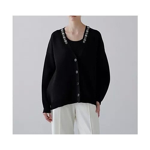 【アドーア/ADORE】のビジューカーディガン 大人の最旬トレンドファッション＆コーディネート founy(ファウニー) 　ファッション　Fashion　レディースファッション　Fashion for Women　トップス・カットソー　Cut & Sew Tops　カーディガン・羽織り　Layered Style Cardigans　おすすめ　Recommended / Our Picks　スタンダード　Standard, Basic　ストレッチ　Stretch, Stretchy Fabric　チュール　Tulip, Tulip Motif　フィット　Fit, Slim Fit　ラグジュアリー　Luxury, Elegant　リボン　Ribbon, Bow　ルーズ　Loose, Oversized　A/W・秋冬　Autumn/Winter　other-2|ID: prp329100004964583 ipo3291000000037251897
