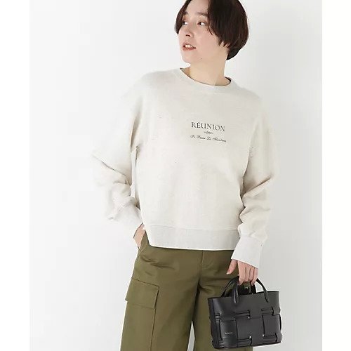 【ヒューマンウーマン/HUMAN WOMAN】のTSUNAGUロゴトレーナー インテリア・キッズ・メンズ・レディースファッション・服の通販 founy(ファウニー) 　ファッション　Fashion　レディースファッション　Fashion for Women　おすすめ　Recommended / Our Picks　シンプル　Simple, Minimal　スタンダード　Standard, Basic　タートルネック　Turtleneck, High Neck　トレーナー　Sweatshirt, Trainer　フレア　Flare, Flared　プリント　Print, Printed Pattern　ベスト　Vest, Waistcoat　ワイド　Wide, Wide Fit　ホワイト×チャコール|ID: prp329100004964587 ipo3291000000037251924