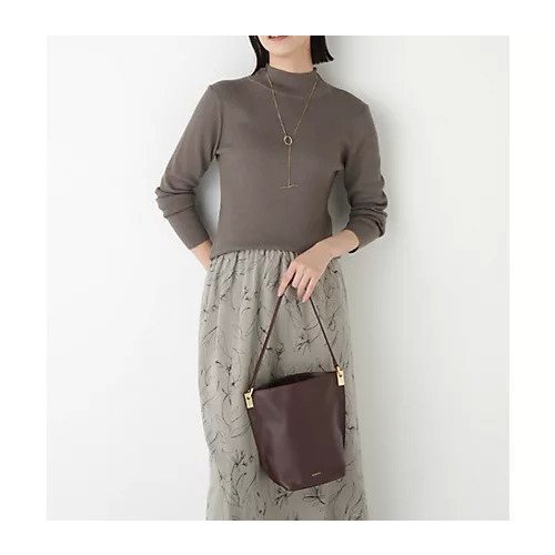 【ヒューマンウーマン/HUMAN WOMAN】のハイツイストウールハイネックリブプルオーバー インテリア・キッズ・メンズ・レディースファッション・服の通販 founy(ファウニー) 　ファッション　Fashion　レディースファッション　Fashion for Women　トップス・カットソー　Cut & Sew Tops　カジュアルプルオーバー・ニットトップス　Pullovers & Knit Tops / Casual Pullovers　おすすめ　Recommended / Our Picks　インナー　Innerwear　クール　Cool, Chic　スタンダード　Standard, Basic　トレンド　Trend, Trending Now　フィット　Fit, Slim Fit　ベーシック　Basic, Essential　夏　Summer　モカ|ID: prp329100004964588 ipo3291000000037251930