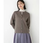 【ヒューマンウーマン/HUMAN WOMAN】のハイツイストウールクルーネックカーディガン モカ|ID: prp329100004964589 ipo3291000000037251936