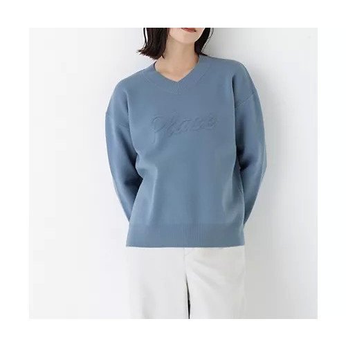 【ヒューマンウーマン/HUMAN WOMAN】のレタードジャガードVネックニット インテリア・キッズ・メンズ・レディースファッション・服の通販 founy(ファウニー) https://founy.com/ ファッション Fashion レディースファッション Fashion for Women トップス・カットソー Cut & Sew Tops ニット Knit Tops & Sweaters Vネックトップス V-Neck Tops / V-Cut Neckline Shirts おすすめ Recommended / Our Picks インナー Innerwear スタンダード Standard, Basic タートル Turtleneck, Turtle Collar |ID: prp329100004964593 ipo3291000000037251954