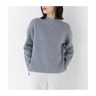 【ヒューマンウーマン/HUMAN WOMAN】のウールハイネック片畦プルオーバー グレー|ID: prp329100004964597 ipo3291000000037251978
