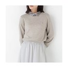 【ヒューマンウーマン/HUMAN WOMAN】のベロアドッキングプルオーバー グレージュ|ID: prp329100004964599 ipo3291000000037251988