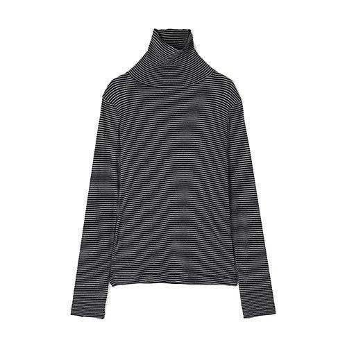 【ヒューマンウーマン/HUMAN WOMAN】のシアータートルプルオーバー インテリア・キッズ・メンズ・レディースファッション・服の通販 founy(ファウニー) 　ファッション　Fashion　レディースファッション　Fashion for Women　トップス・カットソー　Cut & Sew Tops　カジュアルプルオーバー・ニットトップス　Pullovers & Knit Tops / Casual Pullovers　スタンダード　Standard, Basic　ネイビー×ホワイト|ID: prp329100004964608 ipo3291000000037252032